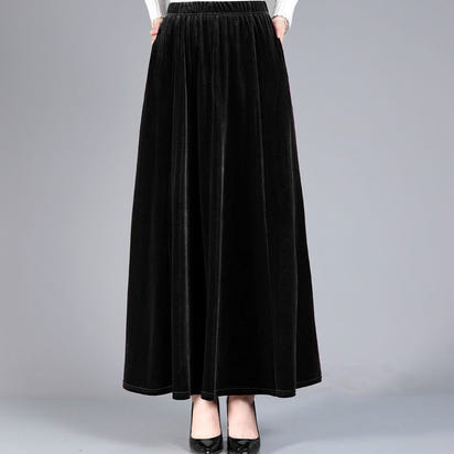 Fashion Personality Velvet Skirt Women