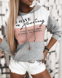 Women's Long-Sleeved Sweater Hoodie Top
