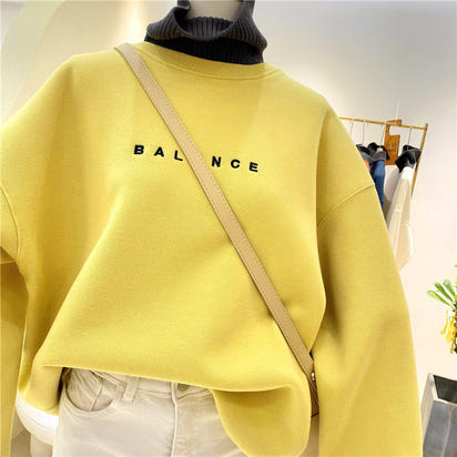 Korean Style Top High Collar Fake Two-Piece Women's Sweater