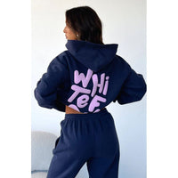 New ladies' spring, autumn and winter hoodie with long sleeves, pullover and hood