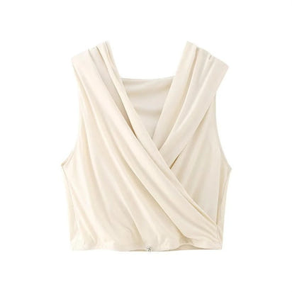 Solid Color Slimming And Tank Top