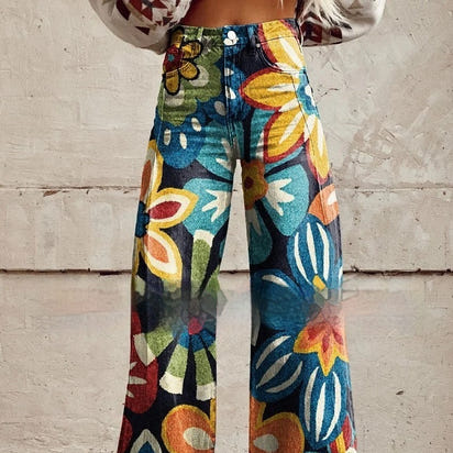 Plus Size Women's Casual Thin Imitation Jeans