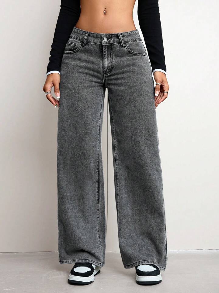 American style: ж, inns ы, Claire ш, high-waisted slimming jeans, loose and versatile women's pants