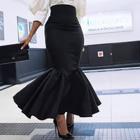 Sheath Long Fishtail Elegant Skirt