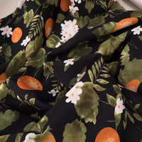 Women's Elastic Waist Printed Dress With Street Style