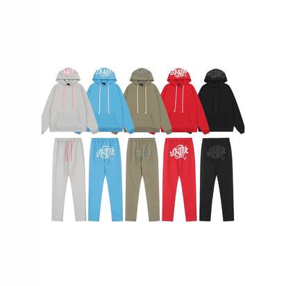 American loose sweatshirts, hoodies and sweatpants Y2K street couple casual wear