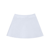 High-Waist Pocketed A-Line Skirt