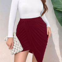 Plus Size Women's Clothes Fashion Skirt