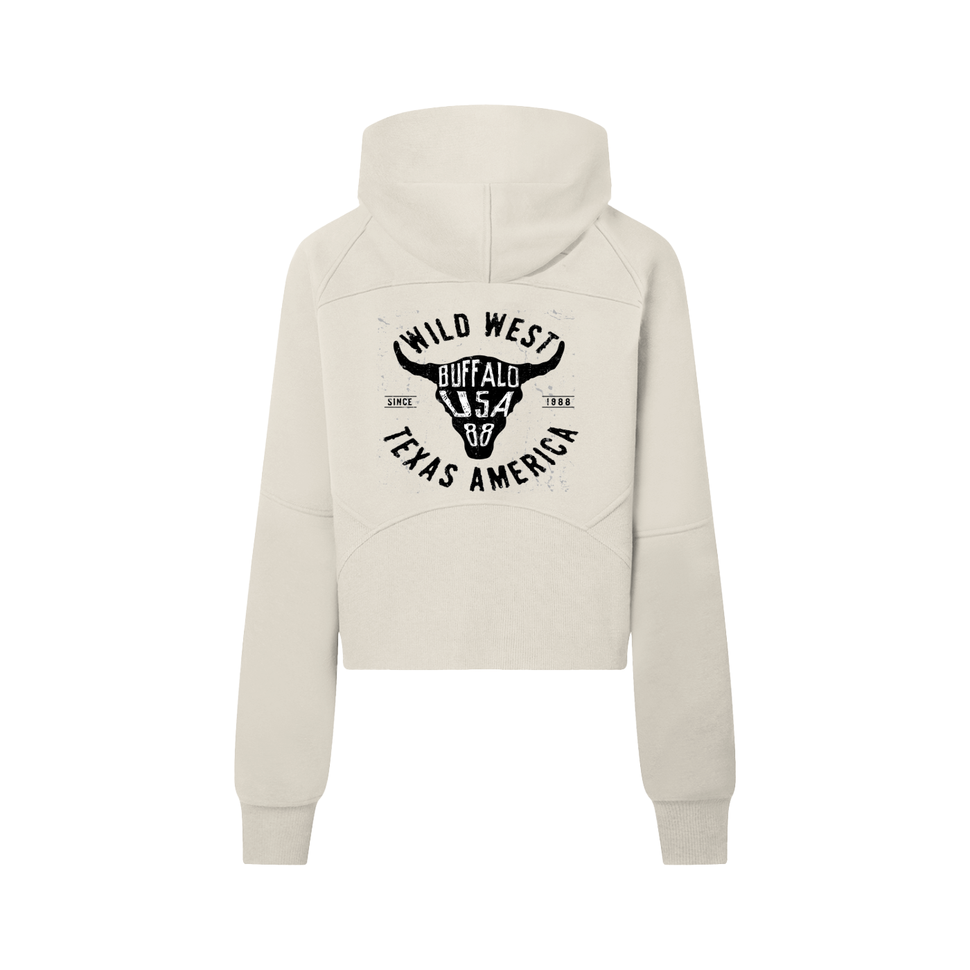 Cropped Half-Zip Hoodie