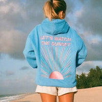 Autumn and winter XS-5XL fleece women's hooded sweatshirt with threaded cuffs, loose hem, warm hooded sweatshirt for women