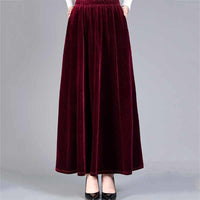 Fashion Personality Velvet Skirt Women