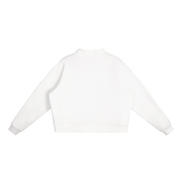 Essential Fleece Mock-Neck Crew Sweatshirt