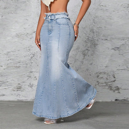 Fashion Temperament Leisure Women's Denim Dress