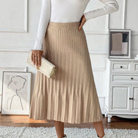 New Pure Color All-matching Slim Fit Women's Skirt