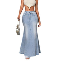 Fashion Temperament Leisure Women's Denim Dress