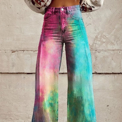 Plus Size Women's Casual Thin Imitation Jeans