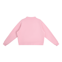 Essential Fleece Mock-Neck Crew Sweatshirt